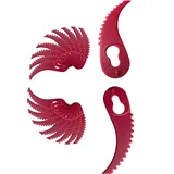 FANZTOOL Ersatzmesser-Set Rasentrimmer-Zubehör Rasentrimmermesser für FANZTOOL 20V Rasentrimmer 20Stk. (Mit Zähne)