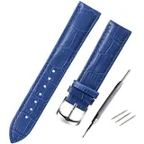TikTako Dornschließe Uhrenarmband-Lederarmbänder Uhrenarmbänder 12 / 20mm Uhren Zubehör Männer Gürtel Band
