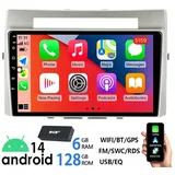 ESSGOO DAB+ 8Core Für Toyota Corolla Verso 2003-2009 Android 14 GPS NAVI WIFI Autoradio (Digitalradio (DAB), RDS, AM, FM, Carplay Android Auto Bluetooth EQ USB GPS Navi WIFI Touchscreen)