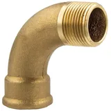 BEVO - Tecuro Bogen 90° Lang, Innengewinde Rp X Außengewinde G 1 1/2 Zoll - Ms-blank Cw617n