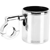 getränkehalter Motorrad, Leichter Motorrad-Getränkehalter aus Aluminiumlegierung, Rostfrei und Langlebig, Praktischer Getränkeflaschen-Organizer, für ATV, 22