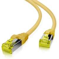 Helos Patchkabel S/FTP, RJ-45/RJ-45, 10m, gelb