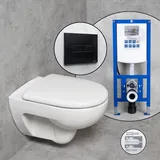 Geberit Renova Wand-WC & Tellkamp WC-Sitz mit neeos Vorwandelement,, 203050000+16601BM#SET,