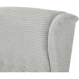 Smart Sessel Hubertine Kunstleder 82 x 102 x 89 cm Grau