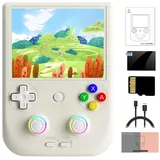 Meiurlex RG406V Retro Handheld Spielkonsole 128G TF-Karte 4000+Spiele, 5,48 Zoll IPS Touchscreen Unisoc T820 Android System Videospiel Player, Unterstützt WiFi & Bluetooth ((4+128G)+128G)