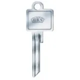 BKS Schlüsselrohling für Serie 88 B 4135 eckig
