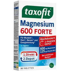 Taxofit Magnesium 600 Forte Depot Tabletten