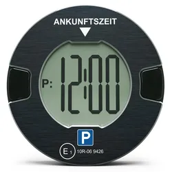 OOONO P-DISC NO1 - Elektronische Parkscheibe mit Zulassung fürs Auto  (schwarz)