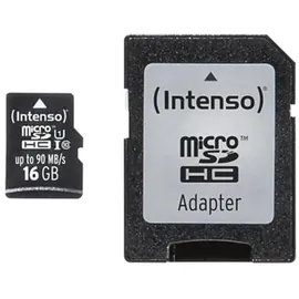 Intenso microSD UHS-I Professional + SD-Adapter 16 GB