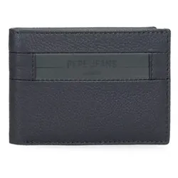 Pepe Jeans Unisex. 7883133 Checkbox Leder Portemonnaie Marineblau (OSFA), Lässig