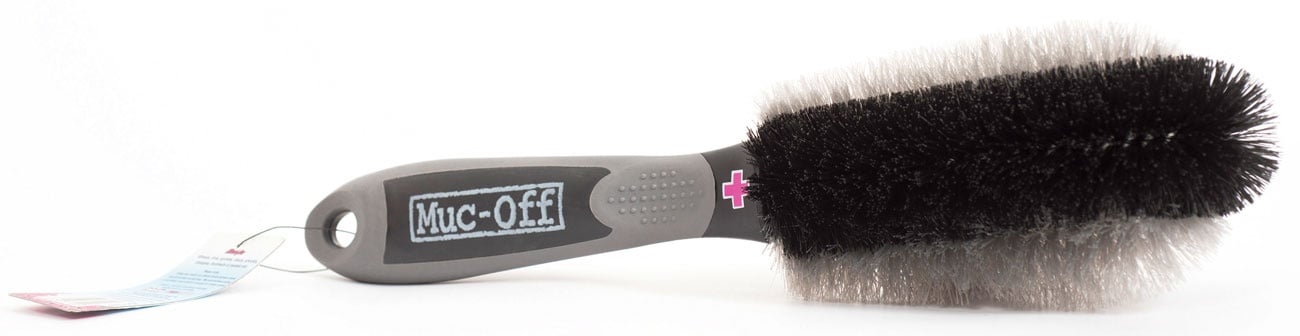 Muc-Off Wheel + Component, brosse - Noir/Gris