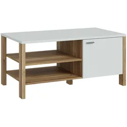 Couchtisch FORTE "Saitama", grau (mauvella eiche, secret grau, mauvella eiche, secret grau), B:110cm H:51,3cm T:59,6cm, Tische