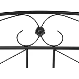 Beliani Rodez 140 x 200 cm Schwarz