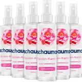 Schauma Haarspülung Sprühpflege Seidenkamm 200ml, 6x 200ml, 6-tlg., Hitzeschutz, seidig-glänzendes Haar, Einfache Anwendung