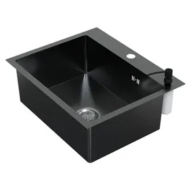 Hago Einbauspüle 55 x 45 cm Anthrazit/Grau