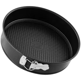 Zenker Promotion Springform 20cm mit Flachboden – Hochwertiges Stahlblech, Antihaftbeschichtung, Made in Germany, hitzebeständig bis 230°C, Silver