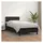 vidaXL Boxspringbett 100 x 200 cm Schwarz