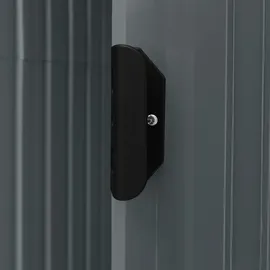 vidaXL Gartenhaus mit Regal 1,9 x 1,2 m grau