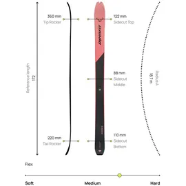 Dynafit Blacklight 88 Tourenski Orange 158 cm
