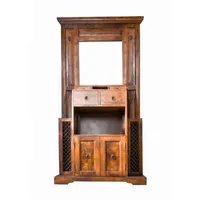 Massivmoebel24 - Garderobe Akazie 97x36x199 honig lackiert oxford 0442