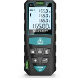 50-m-Laser-Entfernungsmesser, digitaler Laser-Entfernungsmesser mit 2 Wasserwaagen