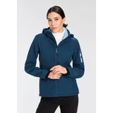 CMP Damen Softshell Hoodie Jacke (Größe S, blau)