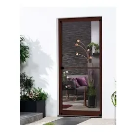 Hecht Fliegengitter Türbausatz Basic 100 x 210 cm Braun