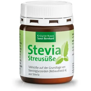 Kräuterhaus Sanct Bernhard Stevia-Streusüße 97% Rebaudiosid A - 50 g