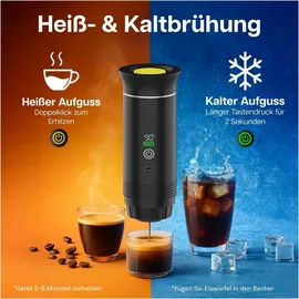 MMobiel Tragbare Kaffeemaschine schwarz