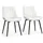 Vicco Esszimmerstuhl Ravlo Polyester beige/schwarz 2er Set