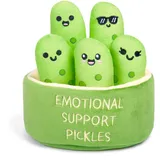 Just Play Emotional Support Pickles 5 cm Grün