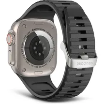 decoded Silicone Ultra Traction Strap 42/44/45/49mm Black