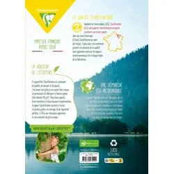 Clairefontaine 10x Klausurbogen, Schachtel mit 50 Blatt, ungelocht, DIN A4, 90g, französische Lineatur - 5751C