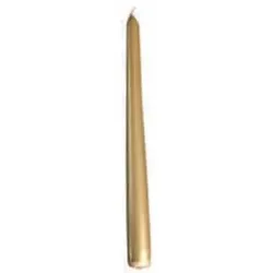 Spitzkerze 250x25mm gold WIEDEMANN 204049.026