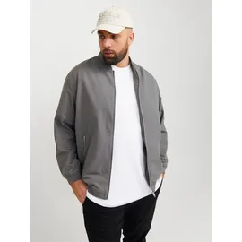 Jack & Jones PlusSize JJERUSH Bomberjacke grau 3XL