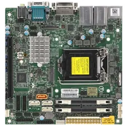 Supermicro X11SCV-L - Motherboard - Mini-ITX - LGA1151 Socket - H310 Chipsatz -