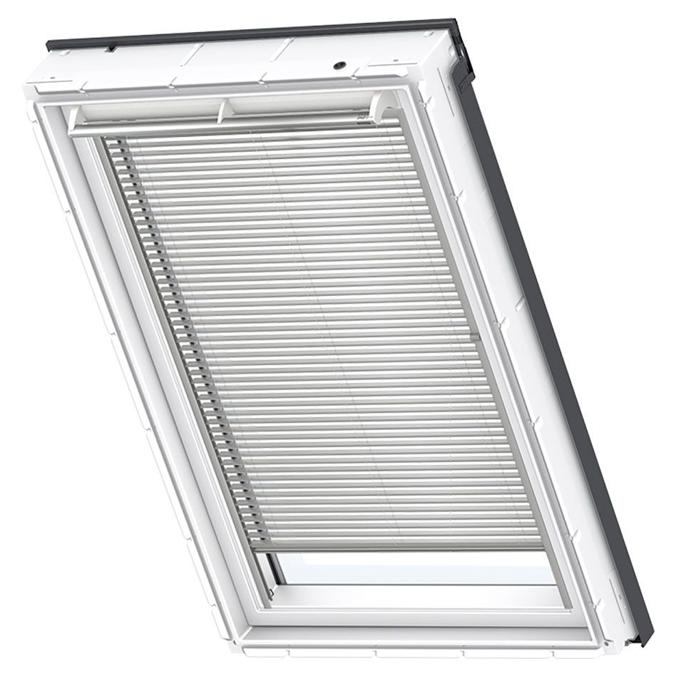 VELUX Jalousette manuell Uni Weiss 7001, 55x84 cm (Y21), Aluminiumschiene,GGU,Manuell,VELUX