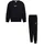 Nike Kinder Essential Fleece Crew Set, Black, 6/7 Jahre