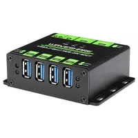 Waveshare Industrieller USB Hub: 4-Port Erweiterung, Mehrfachschutz,