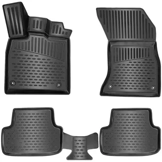 fussmattenprofi.com ELMASLINE 3D Gummimatten Set für BMW X1 F48 2015-2022 | Extra Hoher Rand - Zubehör