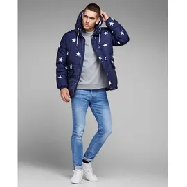 JACK & JONES Slim Straight Tim Original Am 781 50sps Jeans Blue Denim 33 32