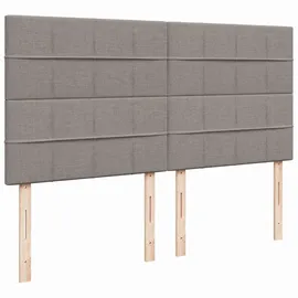 vidaXL Boxspringbett 180 x 200 cm Taupe