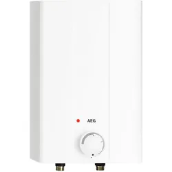 Kleinspeicher AEG HAUSTECHNIK "Hoz 5 Basis, Übertischboiler 5 Liter", weiß, B:25,2cm H:41,5cm T:23,3cm, Speichererhitzer, Niederdruck, mit Stecker, niedriger Standby-Verbrauch