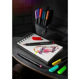 Faber-Castell Black Edition Filzstifte farbsortiert, 20 St.