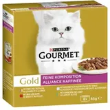 Purina GOURMET Gold Feine Komposition Multipack (8x85 g)