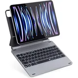 Epico Aluminium Keyboard Case für iPad 10,9" (10. Generation) Grau