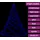 vidaXL LED-Wandbaum mit Metallhaken 260 LED Blau 3 m