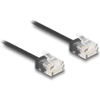 DeLock 80370 - Netzwerkkabel RJ45, UTP Ultra Slim 0,5 m schwarz