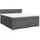 vidaXL Boxspringbett 180 x 200 cm Dunkelgrau