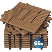 CASARIA Mosaik braun 66 x 66 cm